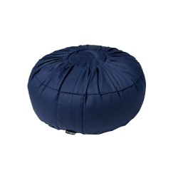 Poduszka zafu z pokrowcem granatowa