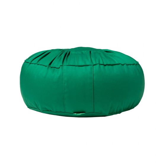 Poduszka zafu z pokrowcem zielona