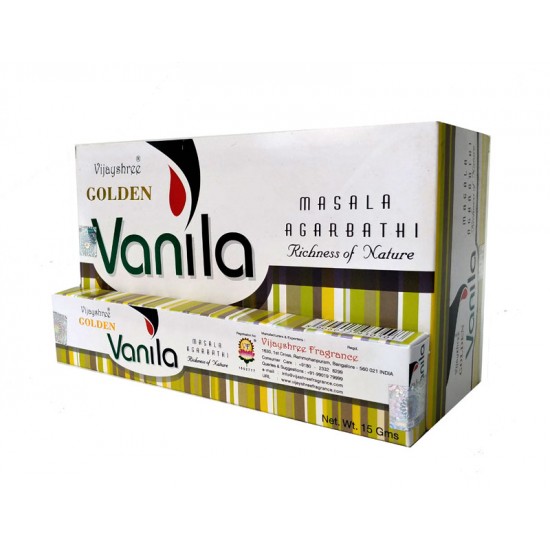 Kadzidło szczęścia - Golden Vanila 15 gram